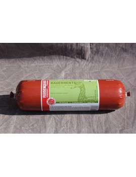 Canard frais cuisiné à l'amarante et aux fins morceaux de pommes : plus protéinés 400GR