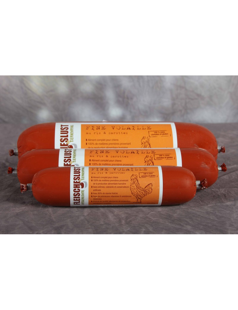 FINE VOLAILLE AU RIZ ET CAROTTES