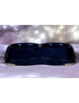 Gamelle double antidérapante pour votre chien ou chat