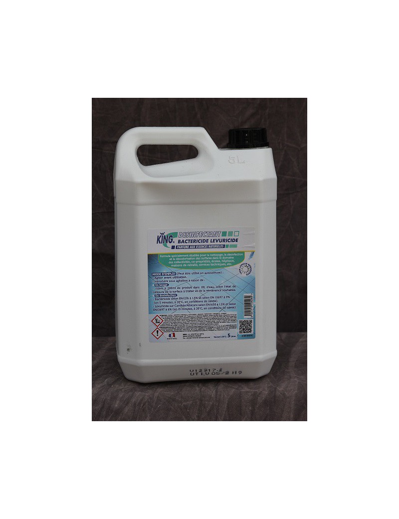King Désinfectant Bactéricide Levuricide 5 L