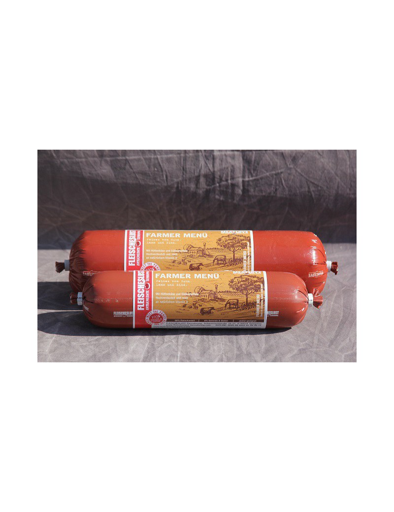 Farmer menu fine poulet, agneau et boeuf