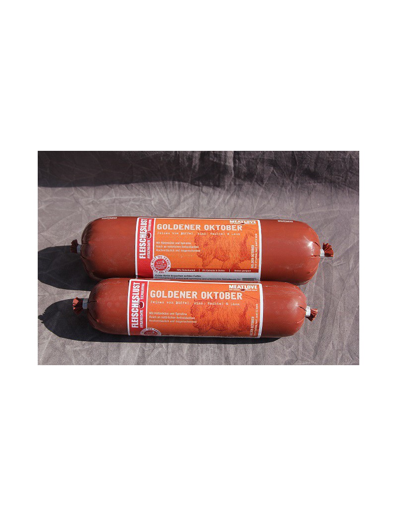 Golden October fine de Buffle, boeuf, caille et agneau