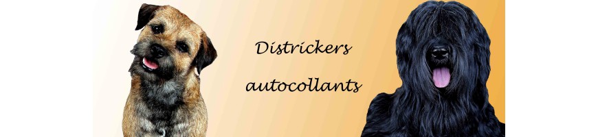 Districkers autocollants chiens et chats